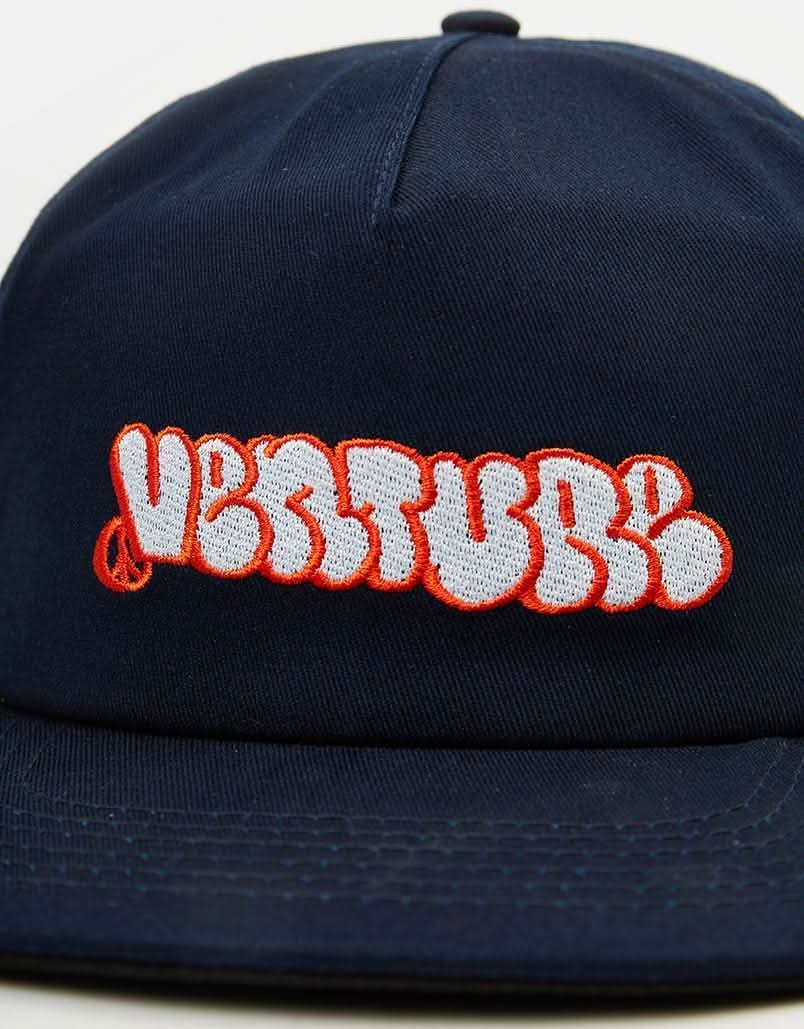 Venture Throw Snapback Cap  - Navy/Red/White