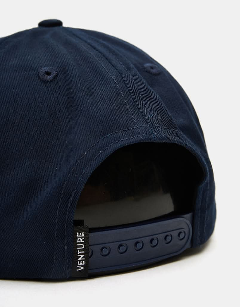 Venture Throw Snapback Cap  - Navy/Red/White