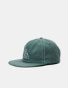 HUF Triple Triangle Snapback Cap - Pine/White