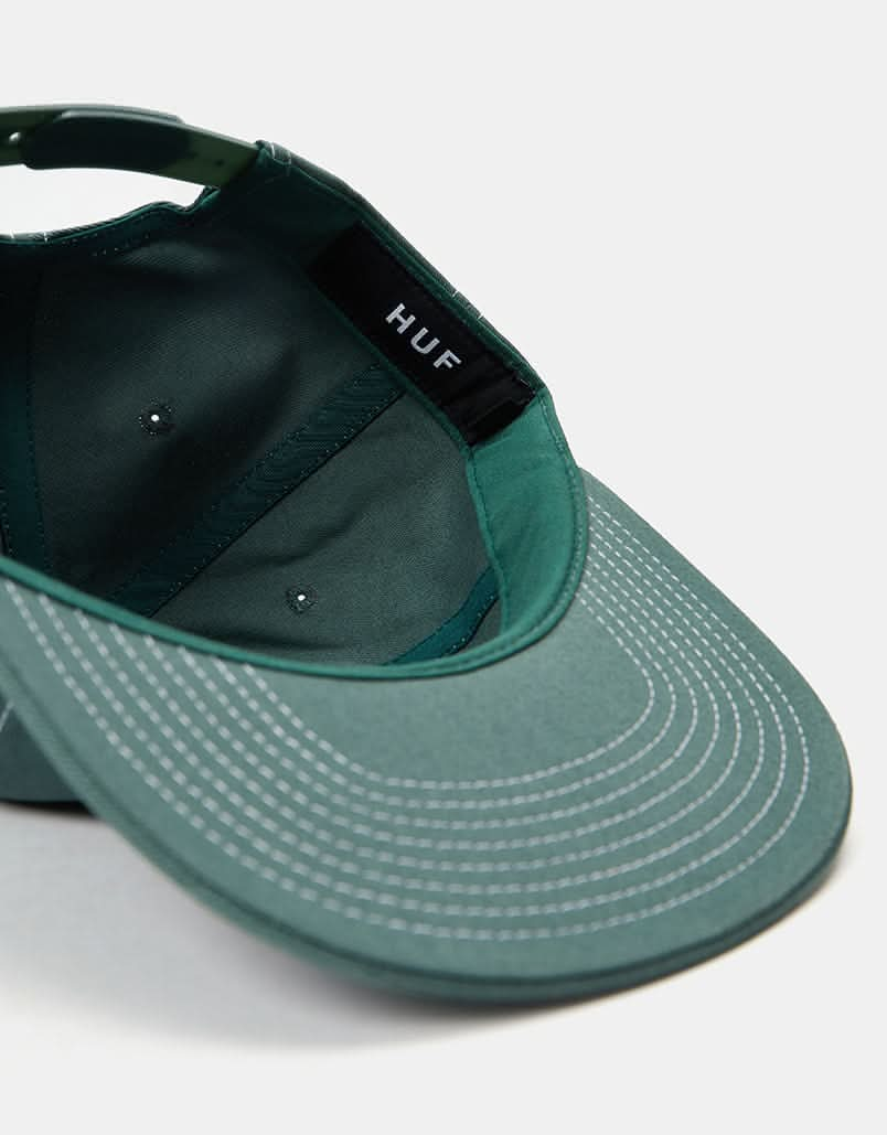 HUF Triple Triangle Snapback Cap - Pine/White