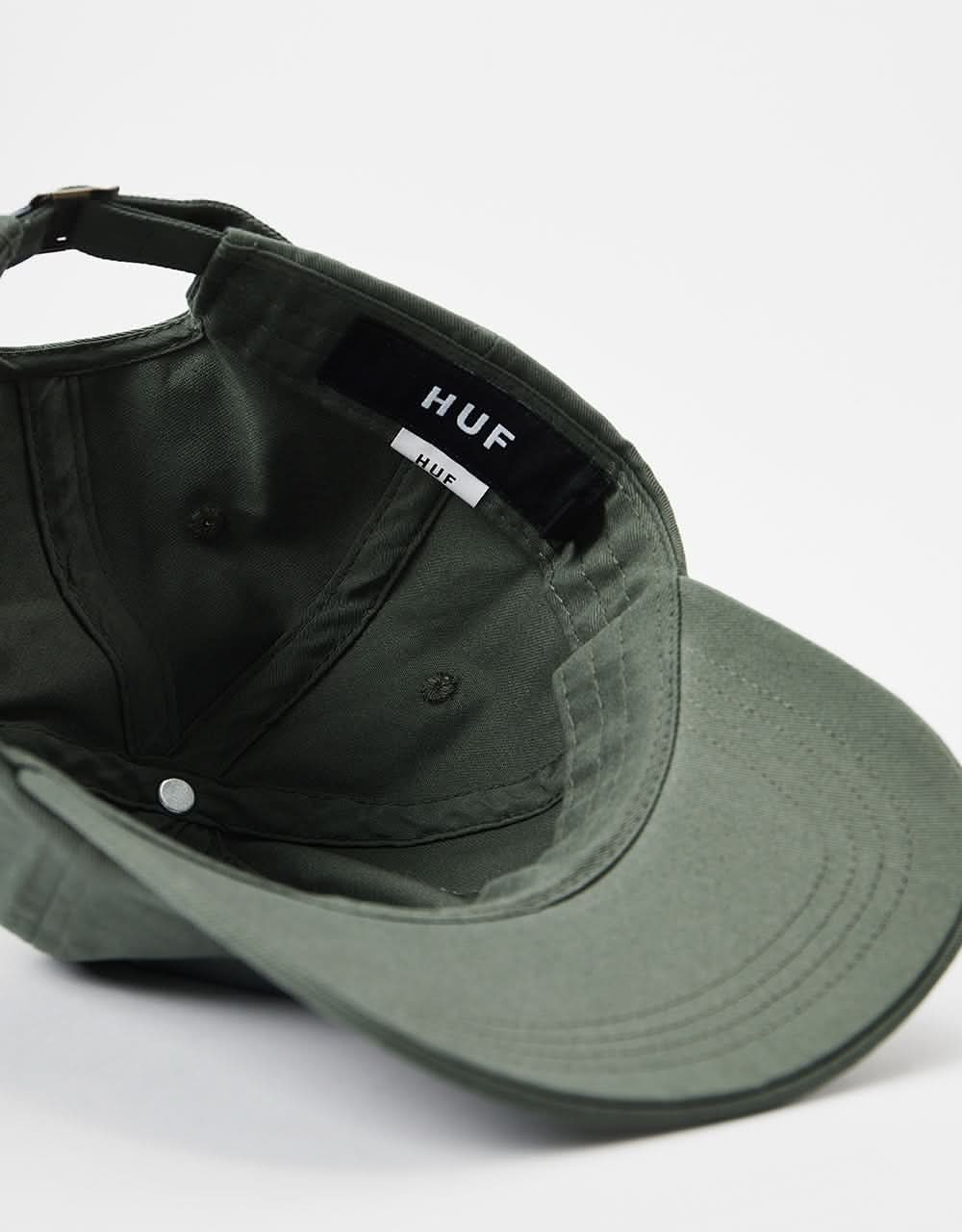 HUF OG Logo Curved Visor Cap - Avocado