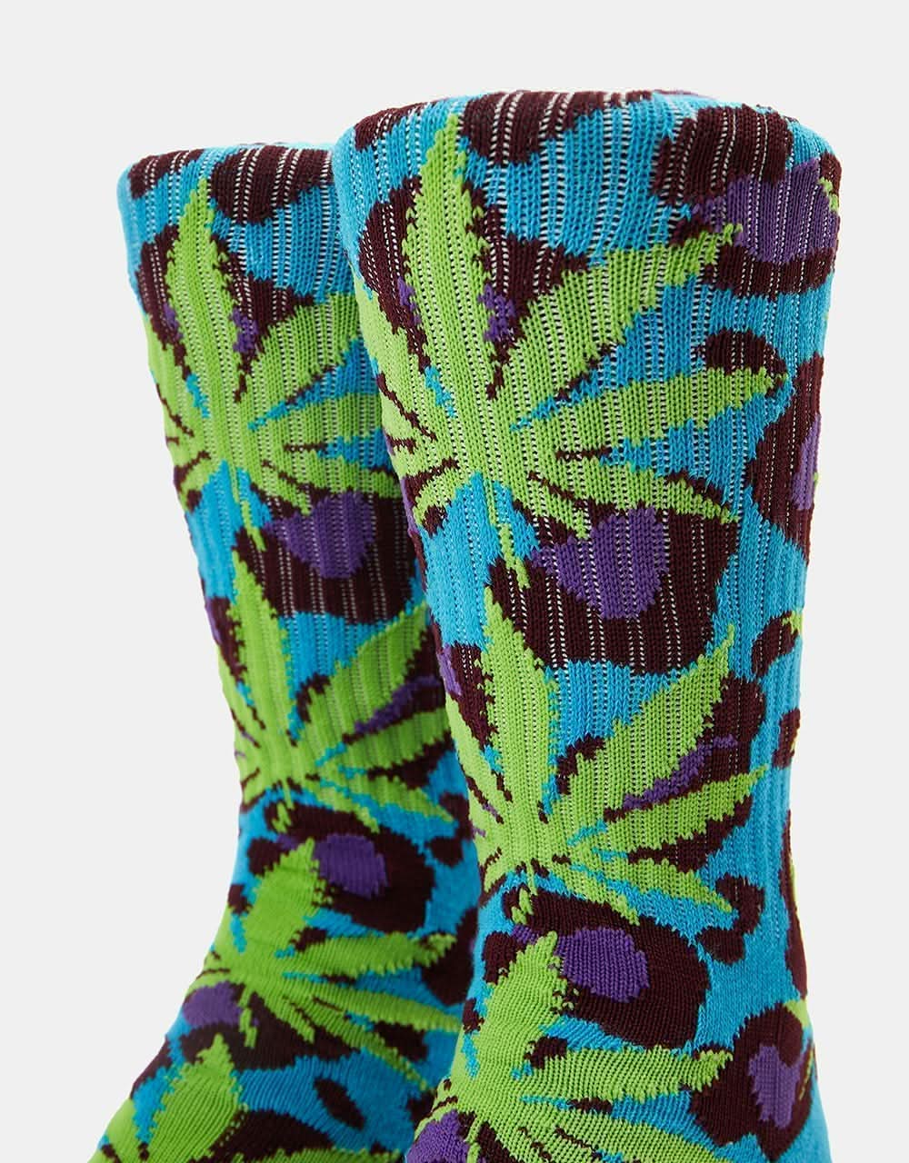 HUF Wildlife Plantlife Sock - Blue