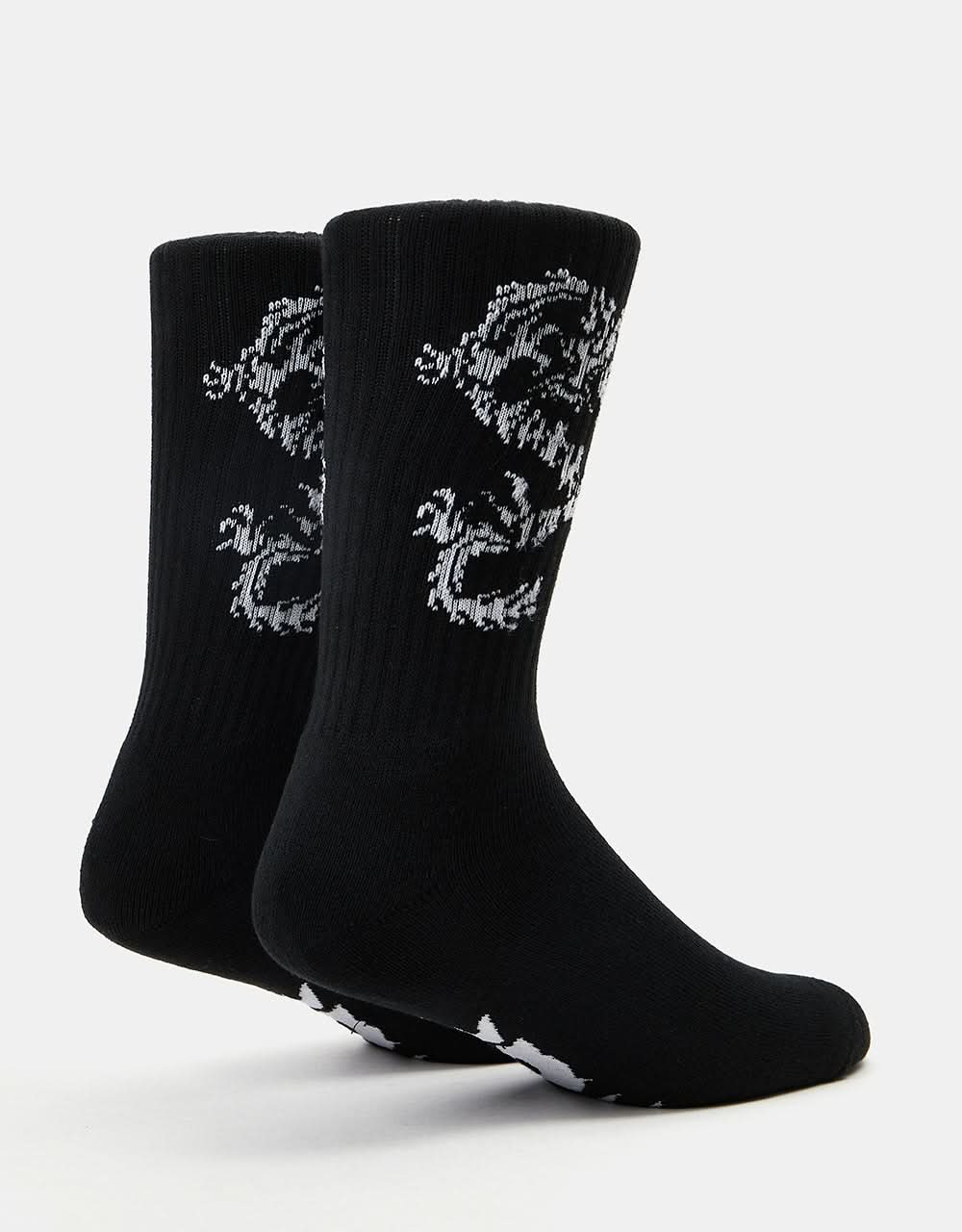 Calzino HUF Twin Dragon Crew - Nero