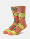 HUF Lemon Lime Crew Sock - Orange