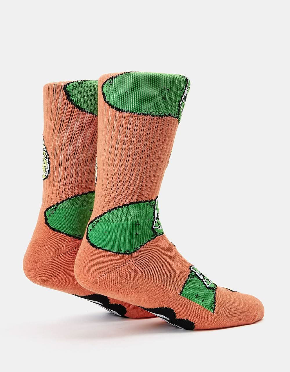 HUF Lemon Lime Crew Sock - Orange