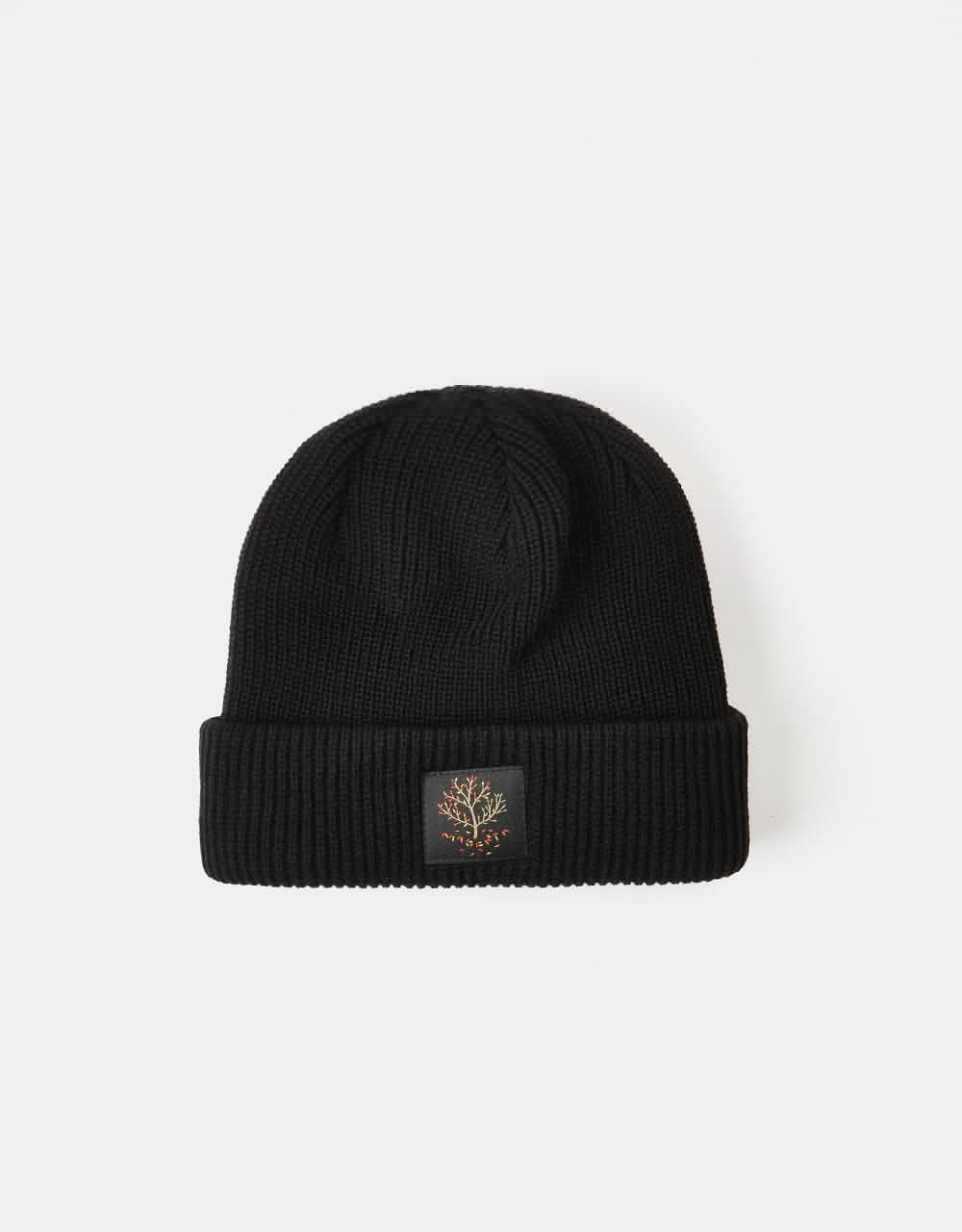 Magenta Tree Beanie - Black