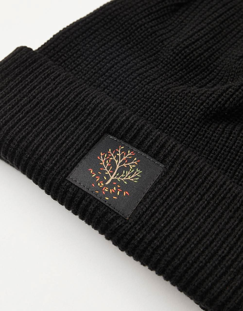 Magenta Tree Beanie - Black