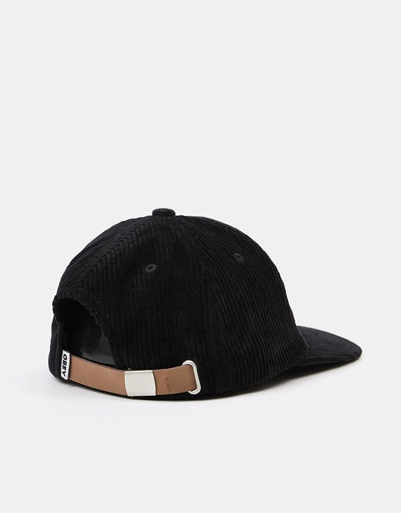 Obey Flower 6 Panel Cap - Black