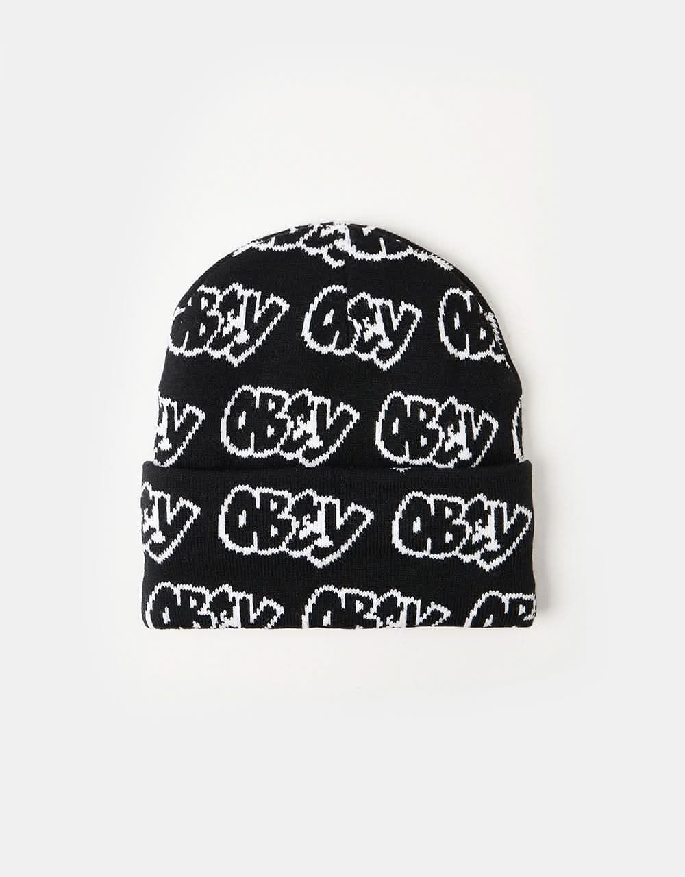 Obey Good Times Beanie - Black Multi