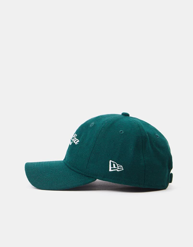 New Era  9Twenty® Melton Cap - Dark Green/White