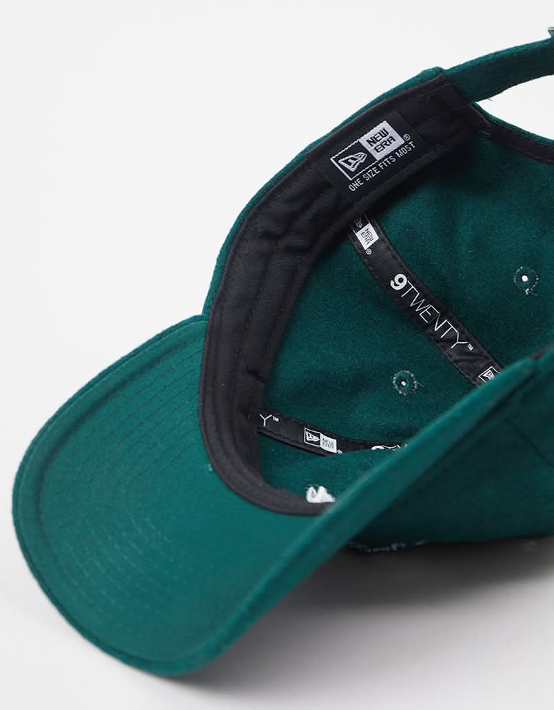 New Era  9Twenty® Melton Cap - Dark Green/White