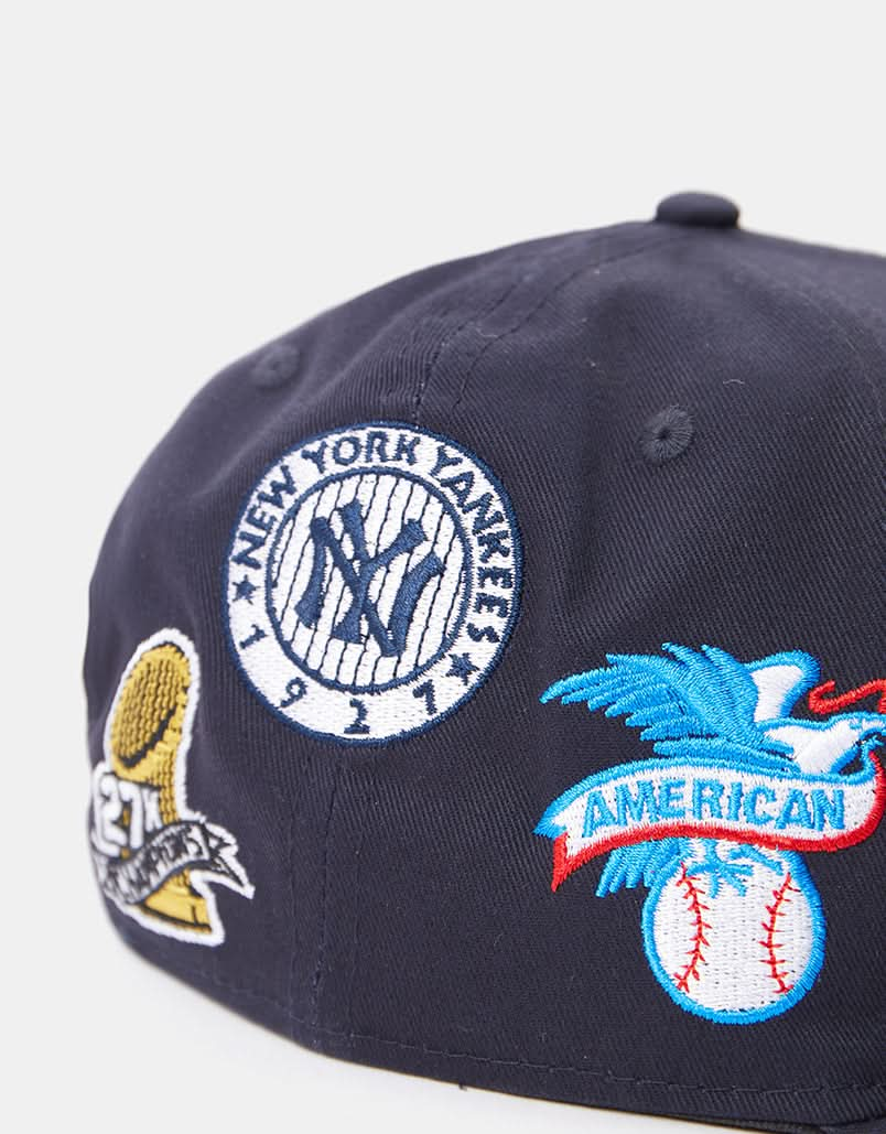 New Era 9Fifty® New York Yankees Patch  Cap - Navy/Grey