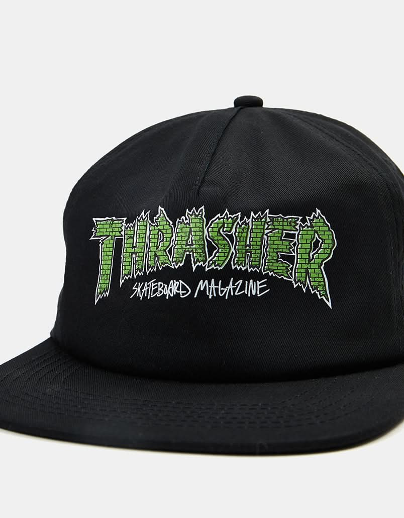 Cappellino snapback Thrasher Brick - Nero