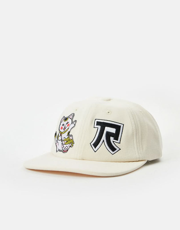 Casquette en Laine RIPNDIP Lucky Nerm - Crème