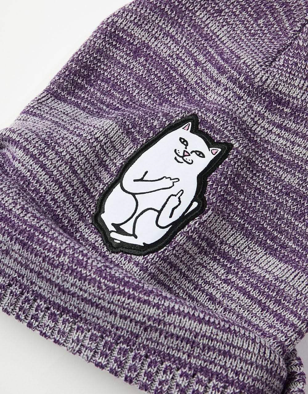 RIPNDIP Lord Nermal Marled Beanie - Dark Purple