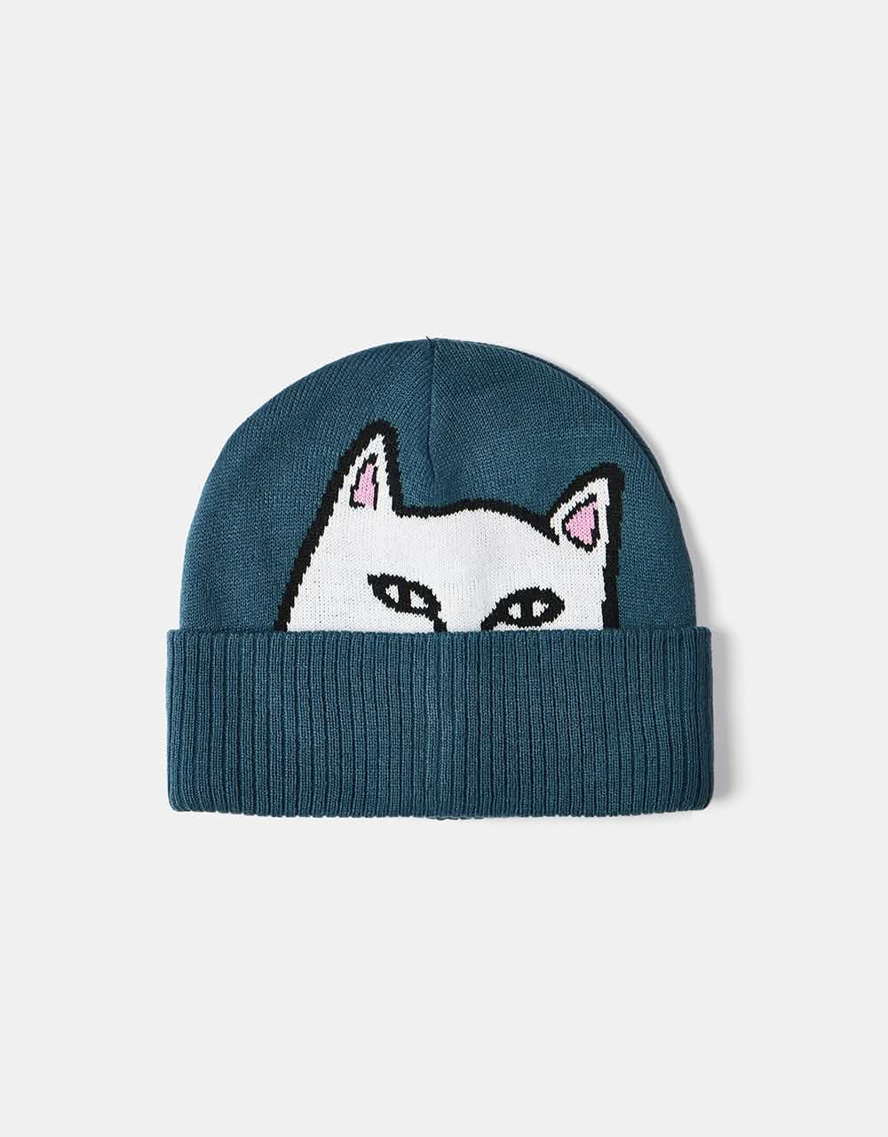 RIPNDIP Peeking Nermal Beanie  - Storm Blue