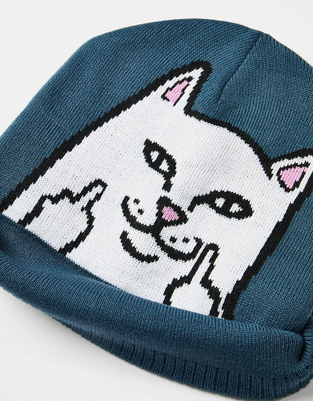 RIPNDIP Peeking Nermal Beanie  - Storm Blue