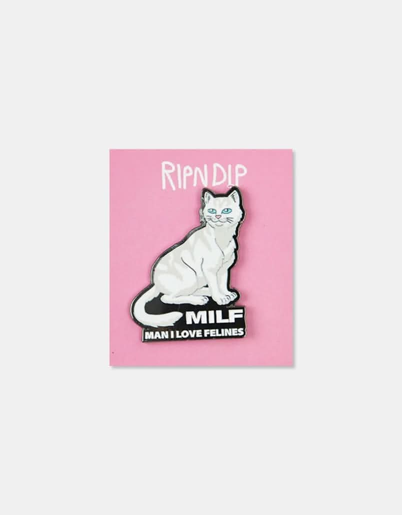 RIPNDIP Man I Love Felines Pin - Multi