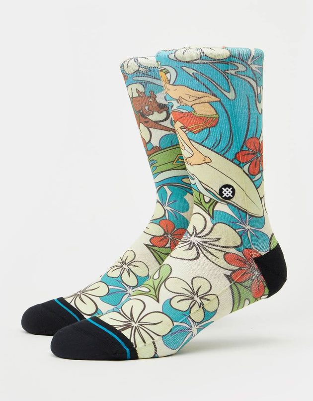 Calcetines Stance x Scooby Doo Surfs Up Shaggy - Azul