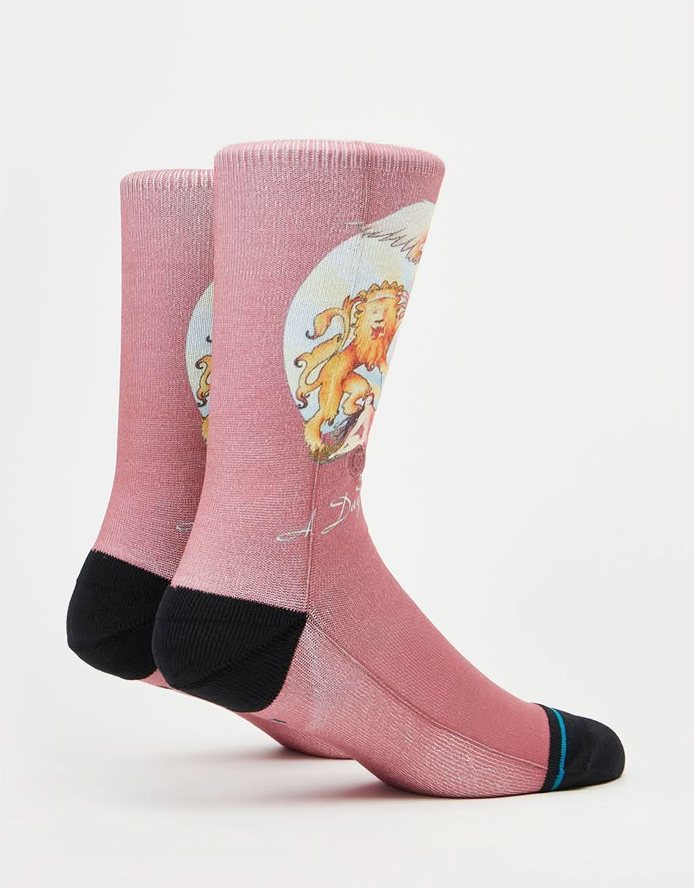 Stance x Queen Races Crew Socks - Dusty Rose