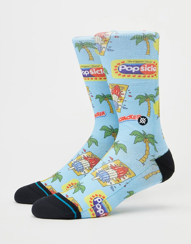 Calcetines Stance x Ice Cream Icons Pops Crew - Azul claro