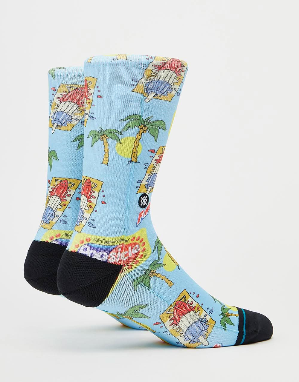 Chaussettes Stance x Ice Cream Icons Pops Crew Crew - Bleu Clair