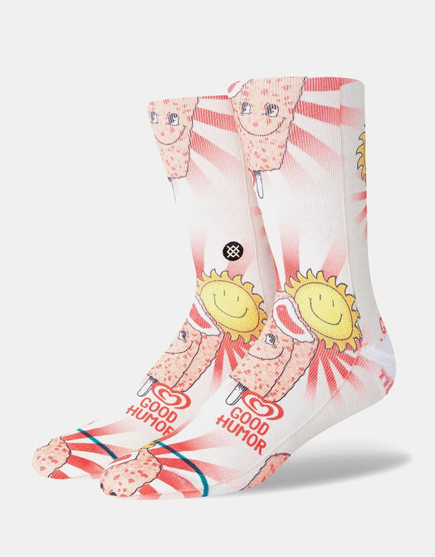 Stance x Ice Cream Icons Good Humor Crew Socks - Pink