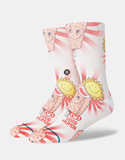 Stance x Ice Cream Icons Good Humor Crew Socken – Rosa