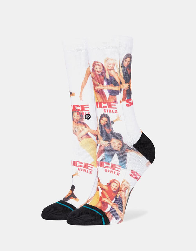 Calcetines Stance x Spice Girls Friendship Never Ends - Blanco