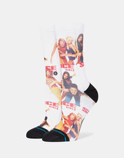 Stance x Spice Girls Friendship Never Ends Crew Socks - White