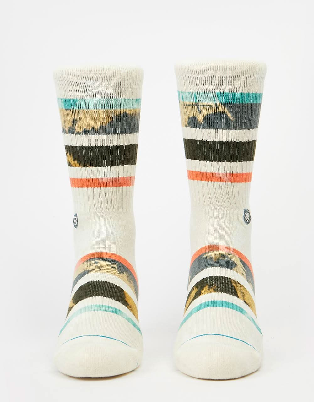 Calcetines Stance Brong Crew INFIKNIT® - Blanco vintage