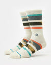 Chaussettes Stance Brong Crew INFIKNIT® - Blanc Vintage