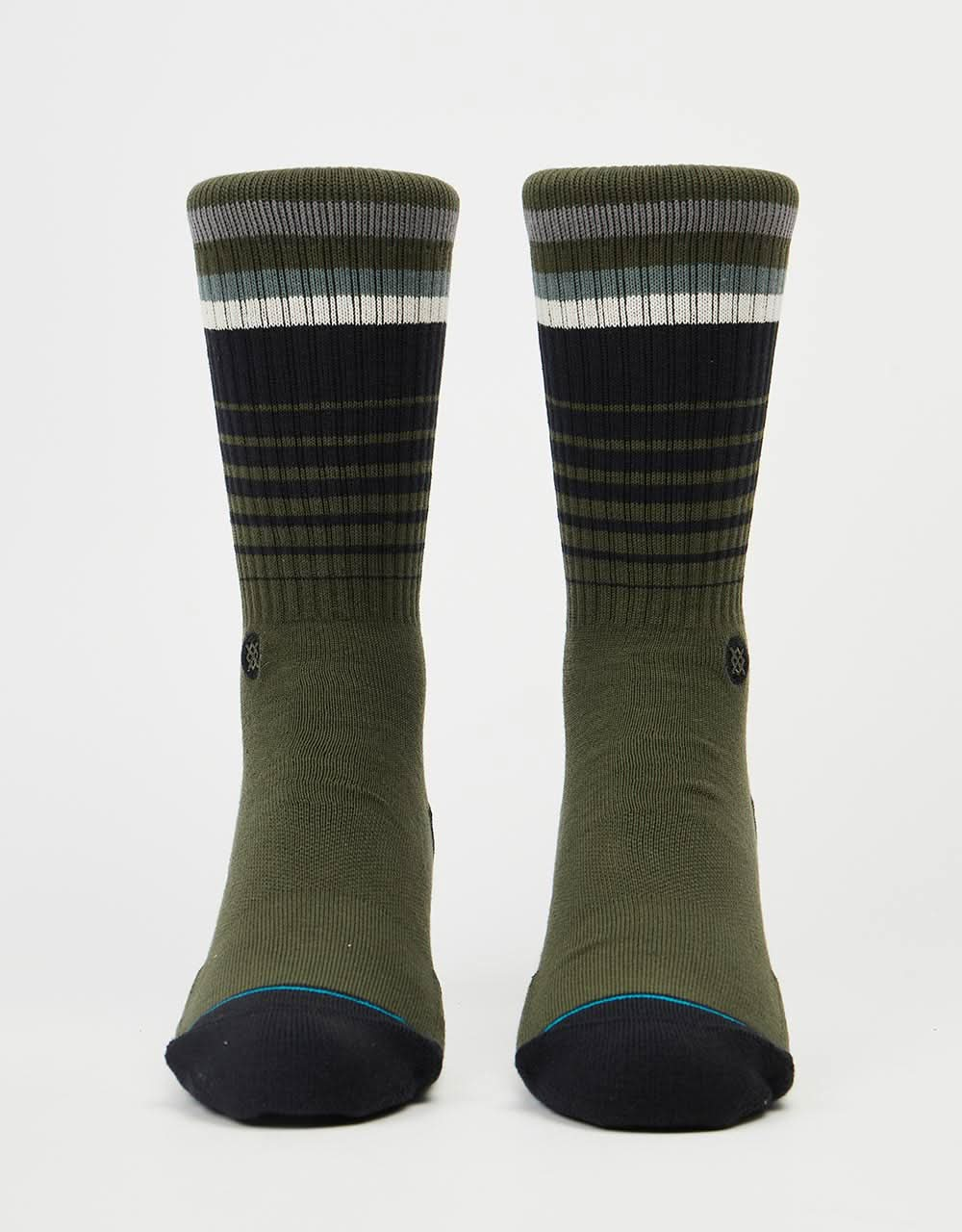 Calcetines Stance Emmit Crew - Verde oscuro