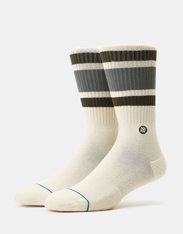 Stance Boyd St Crew INFIKNIT® Socks - Vintage White