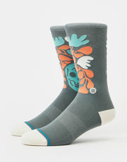 Calzini Stance Skelly Nelly Crew - Verde acqua