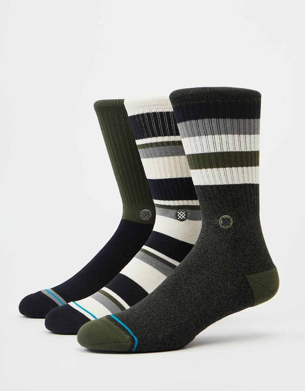 Stance Coldwolf 3 Pack Crew Socks - Multi