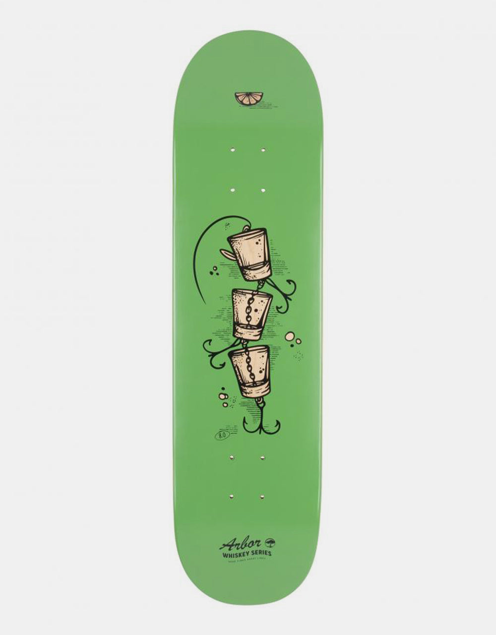 Arbor Whisky Upcycle Skateboard Deck – 8"