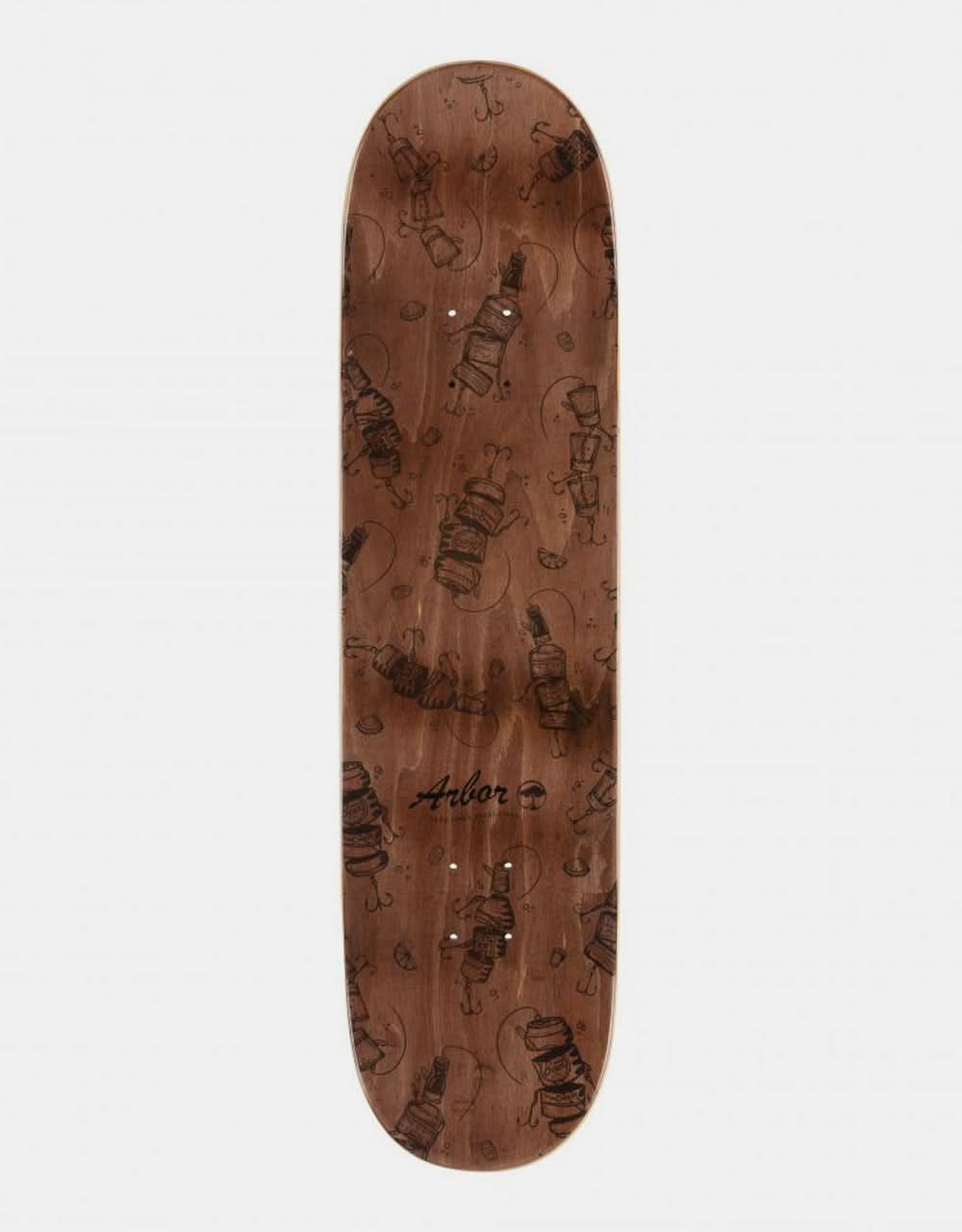 Arbor Whiskey Upcycle Skateboard Deck - 8.25"