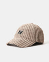 New Balance Block N Corduroy 6 Panel Cap - Mushroom