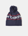 New Balance Linear NB Pom Beanie - NB Navy