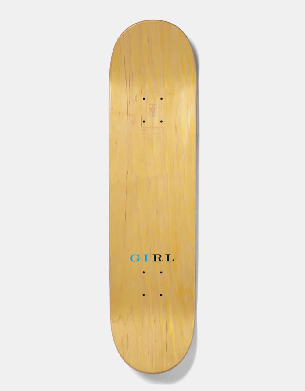 Girl Bannerot Letterpress Skateboard Deck - 9"