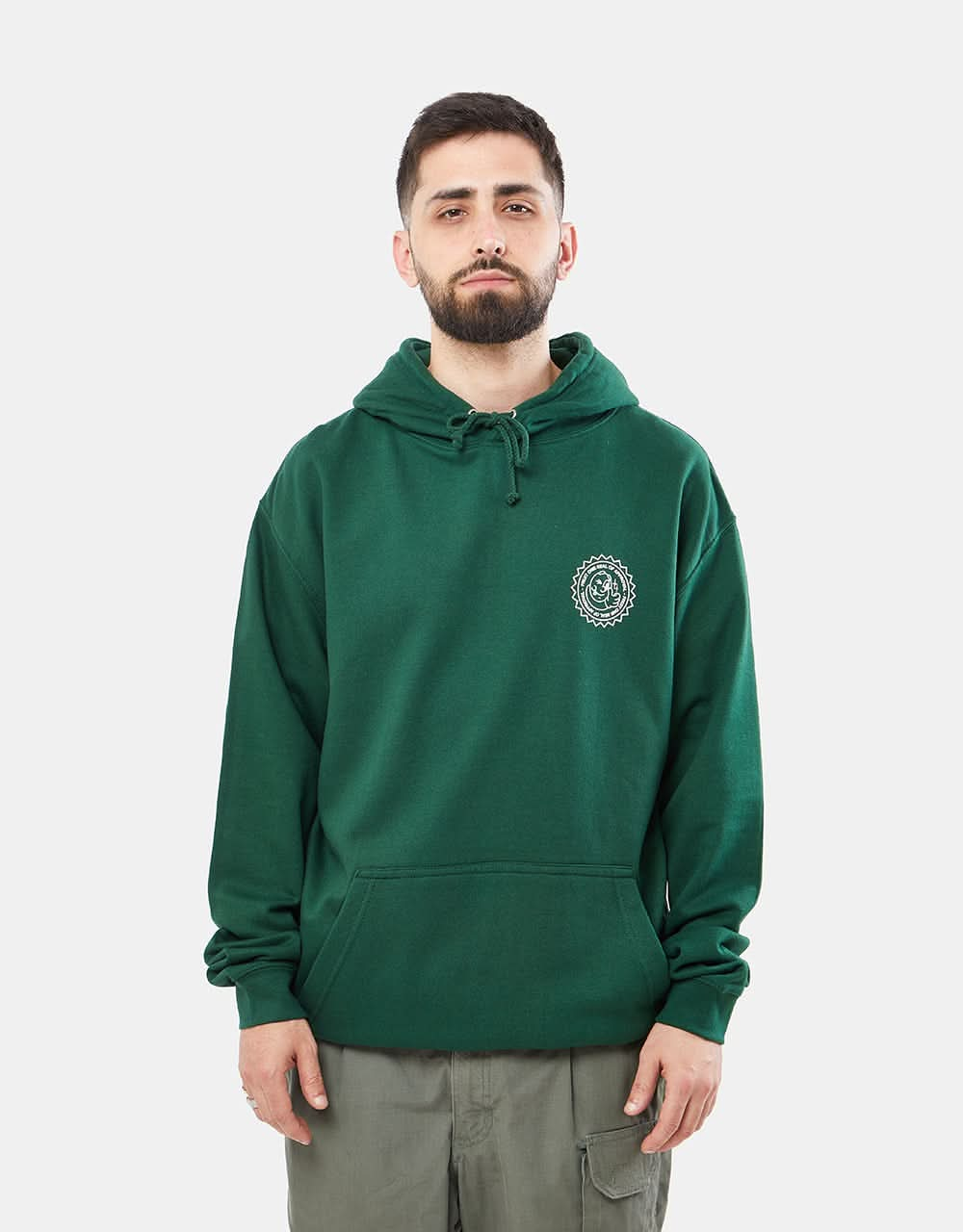 Route One Fruit One Pullover Hoodie - Bottle Green