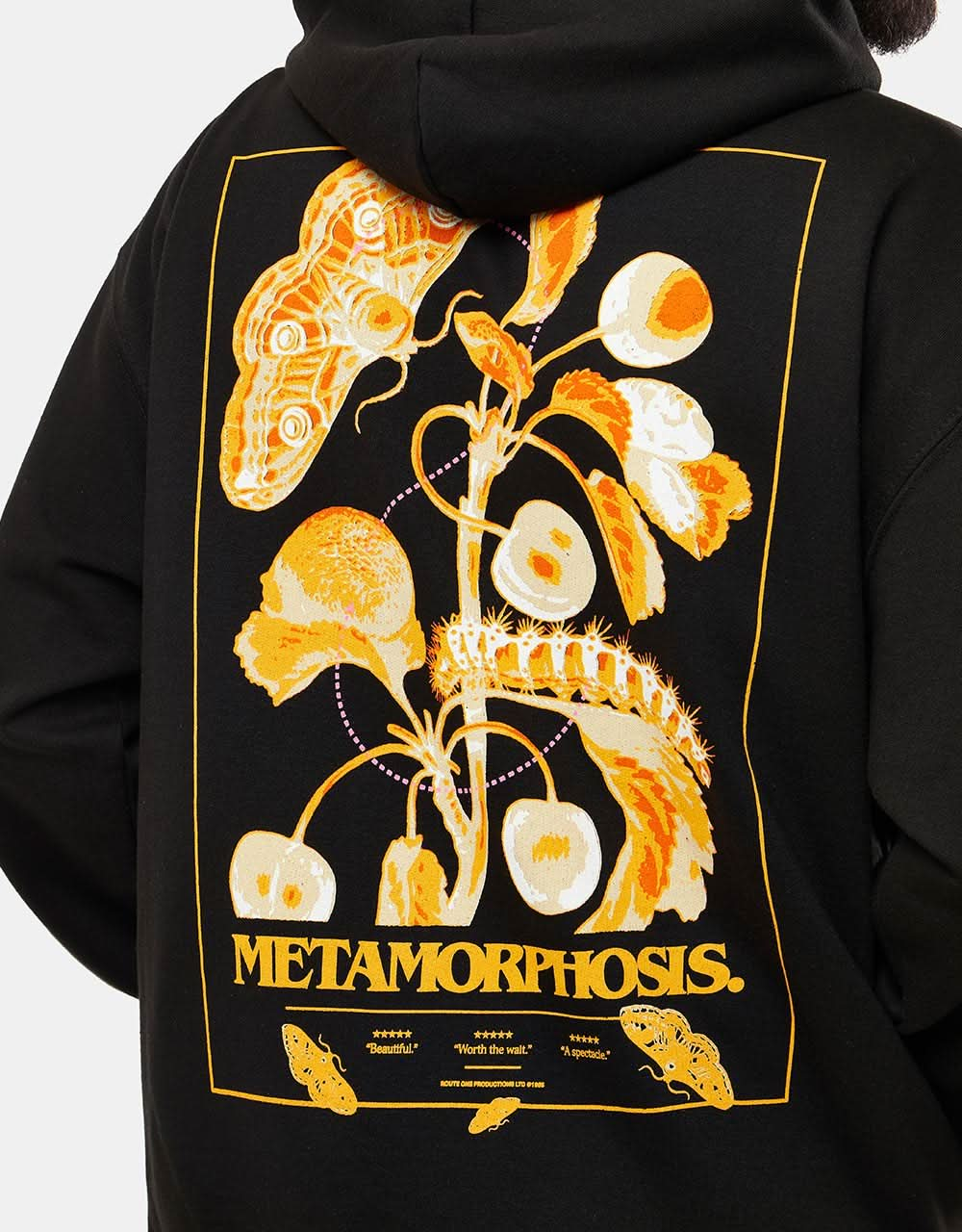 Route One Metamorphosis Pullover Hoodie - Black