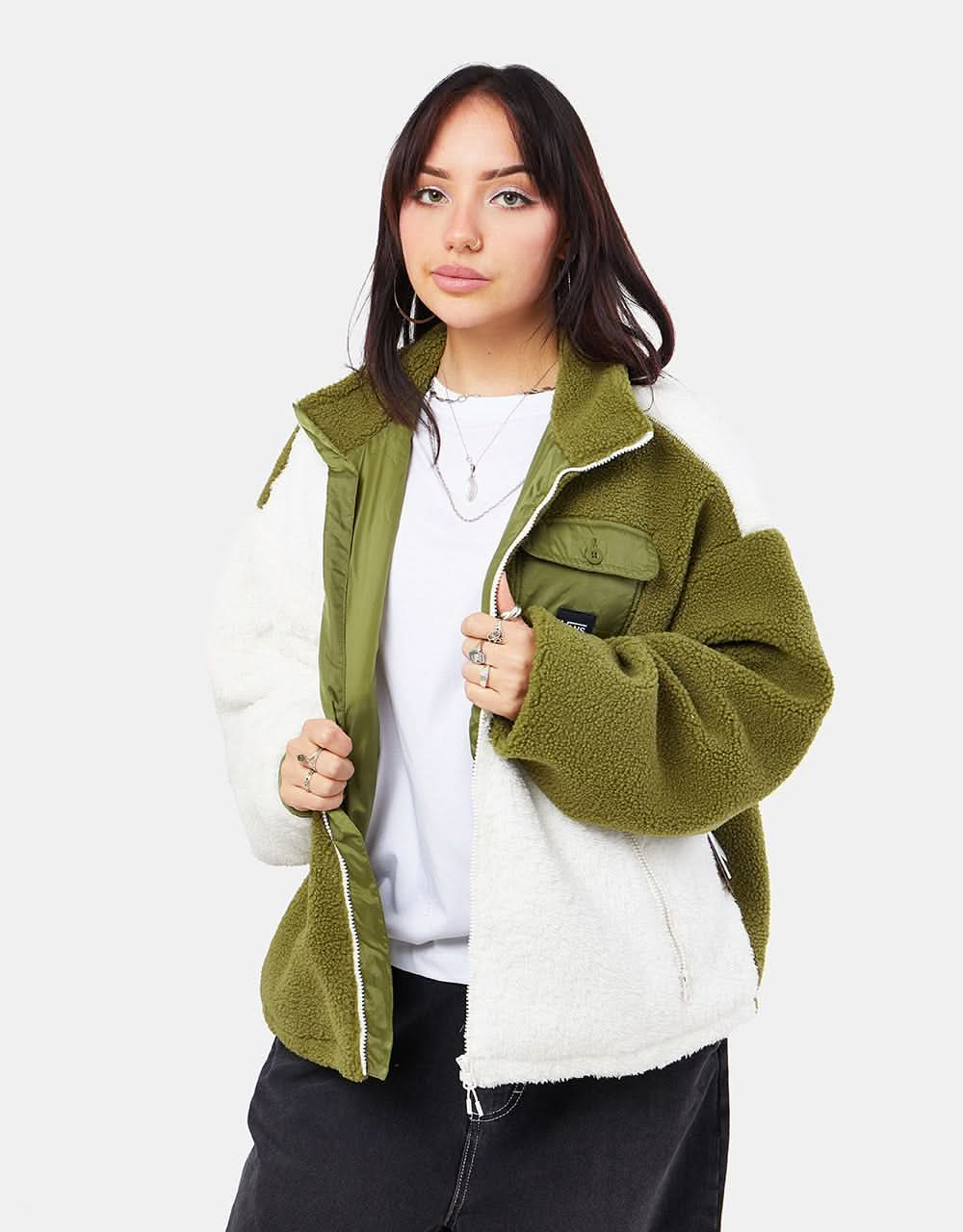 Vans Womens Avondale Jacket - Olive Branch