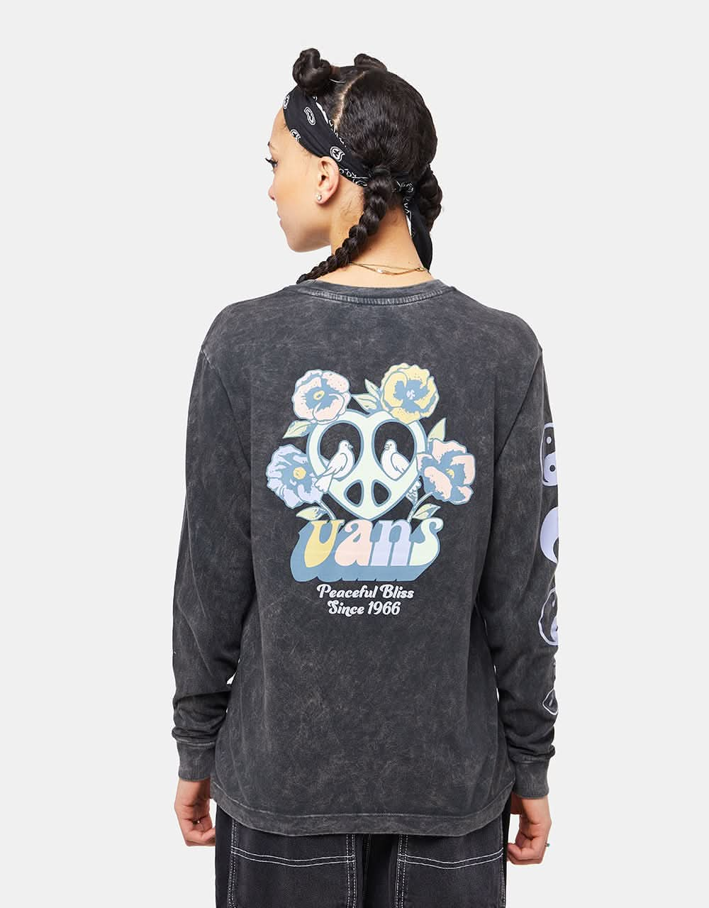 Vans Womens Bliss 66 L/S T-Shirt  - Black