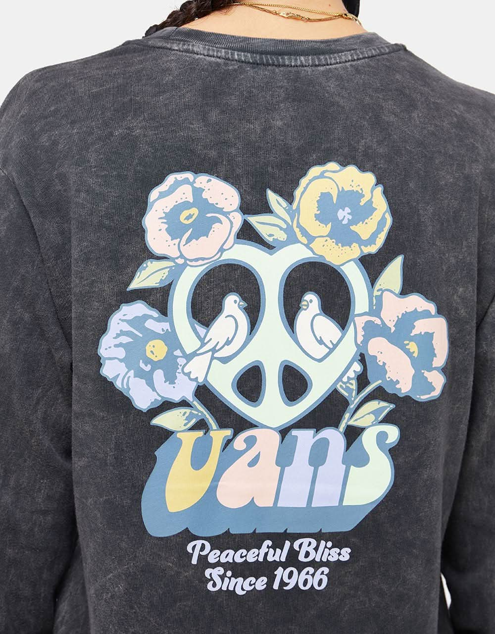 Vans Womens Bliss 66 L/S T-Shirt  - Black