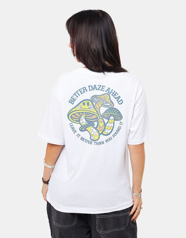 Vans Womens Better Daze Pocket T-Shirt  - White