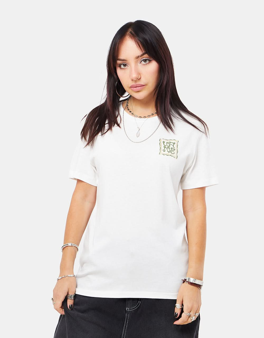 Vans Womens Shroomy Experience T-Shirt  - Marshmallow