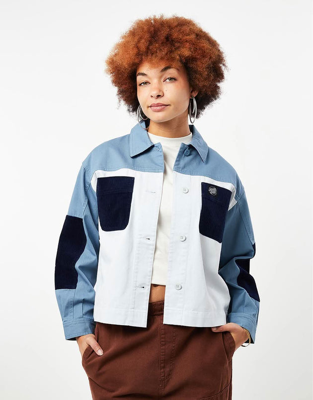 Santa Cruz Damen Nomad Overshirt – Sea Ice/Optic White