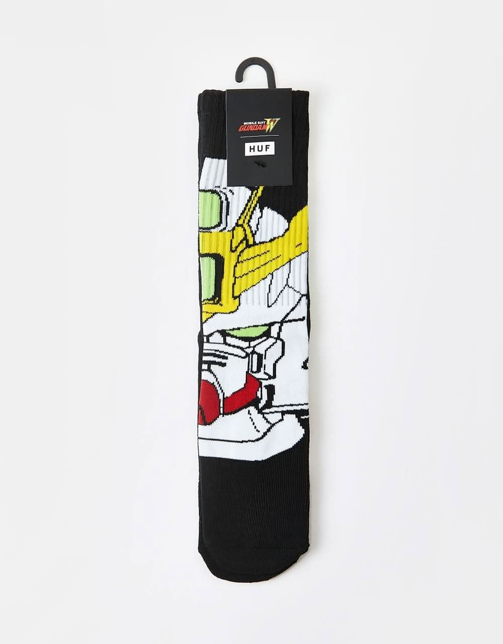 HUF x Gundam Wing Crew Socks - Black